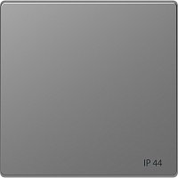 Лицевая панель Schneider Electric Merten D-Life для 1-кл. выключателя IP44 сталь 